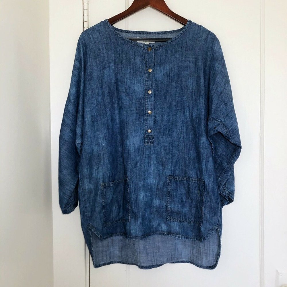 Staring At Stars Chambray Popover Shirt